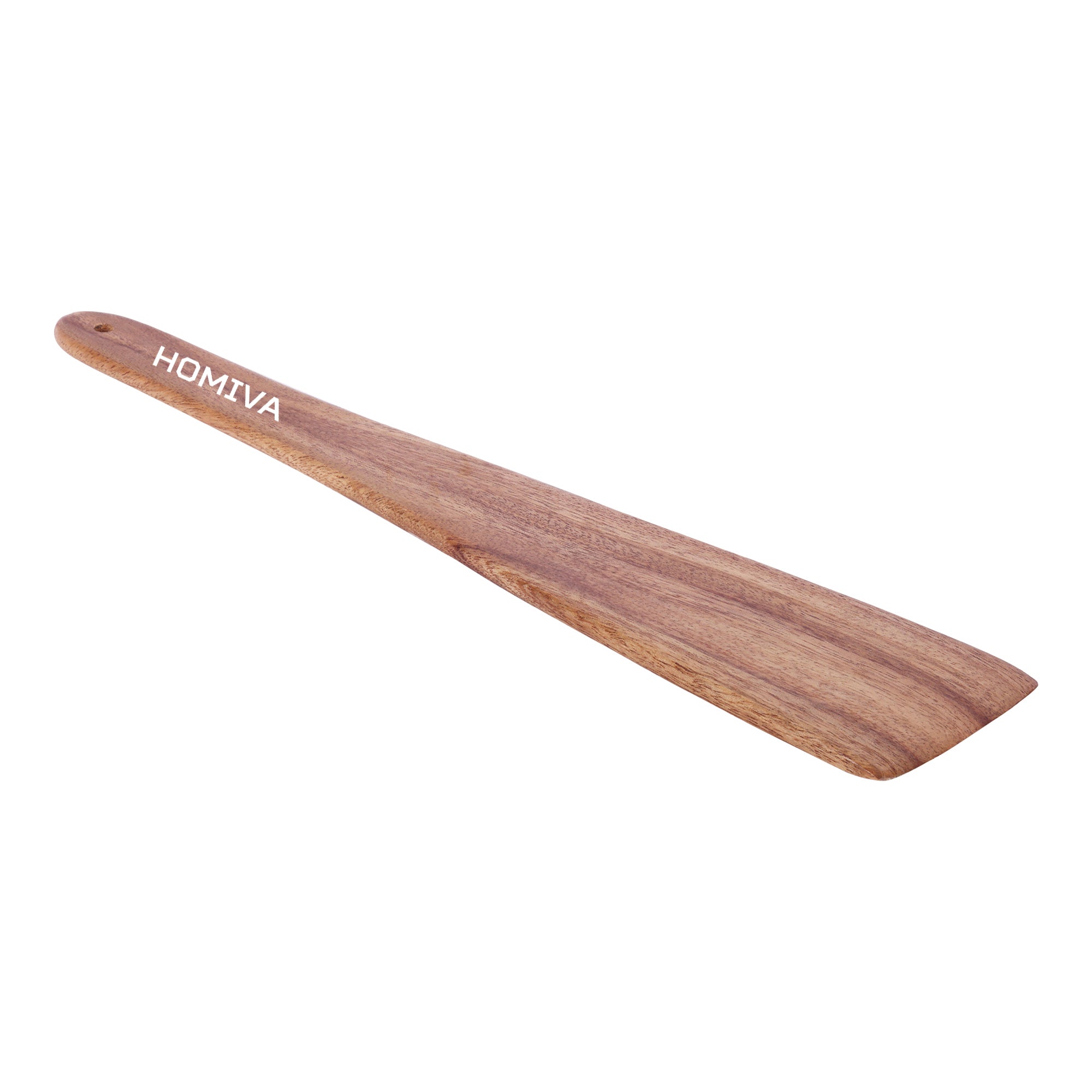 HOMIVA Premium Neem Wooden Spatula for Cooking , Kitchen Turner for Non-Stick Cookware ,Heat-Resistant, for Stir-Frying, Mixing & Serving