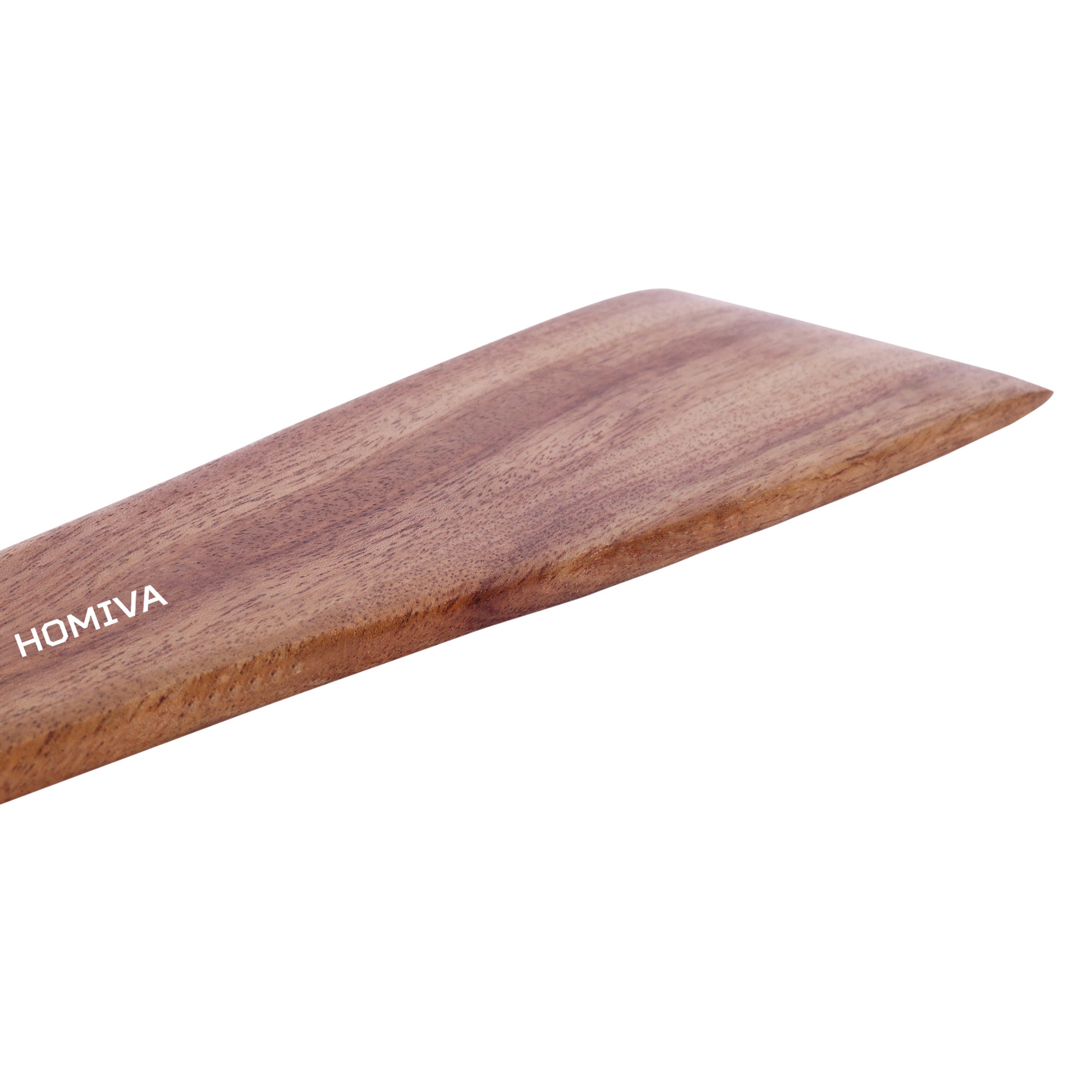 HOMIVA Premium Neem Wooden Spatula for Cooking , Kitchen Turner for Non-Stick Cookware ,Heat-Resistant, for Stir-Frying, Mixing & Serving