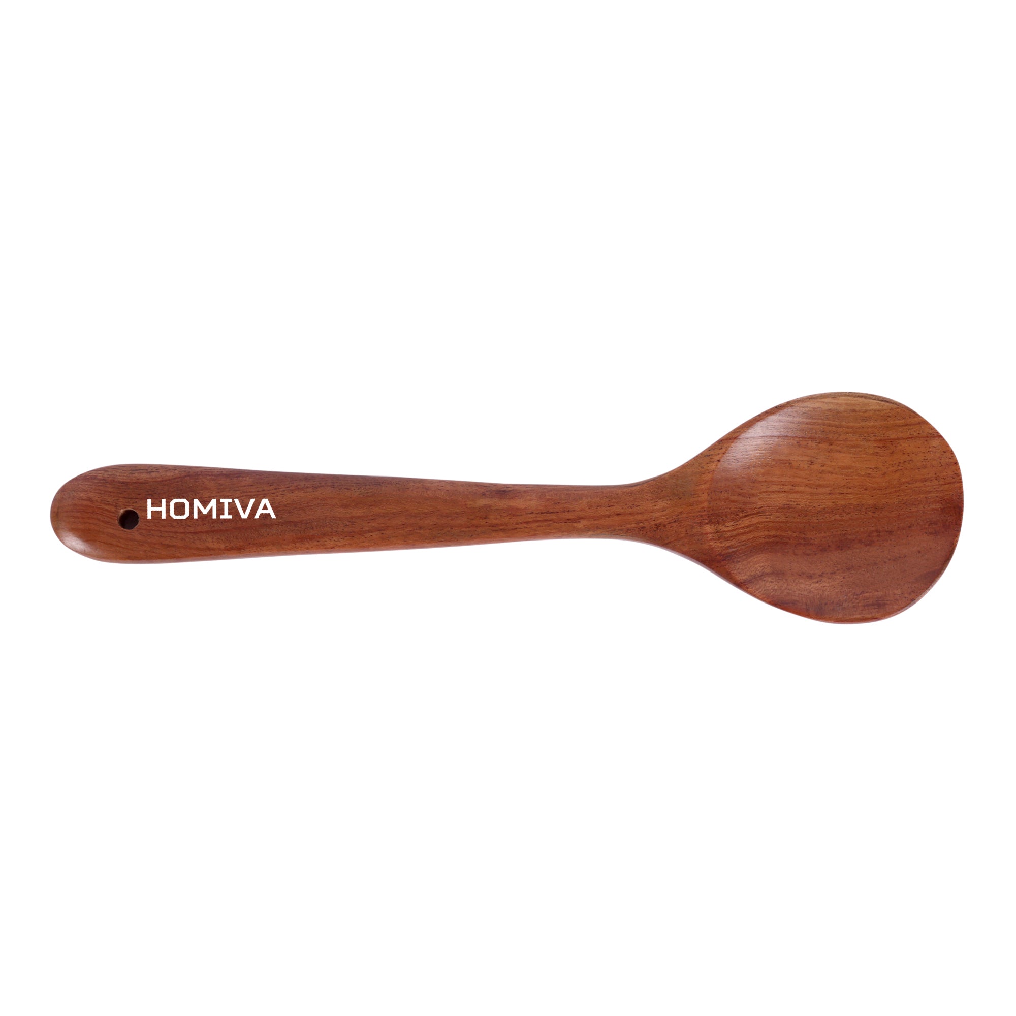 HOMIVA Premium Neem Wood Spatula for Cooking – Heat Resistant Wooden Turner for Nonstick Cookware, Kitchen Utensil for Stirring, Frying & Sauteing