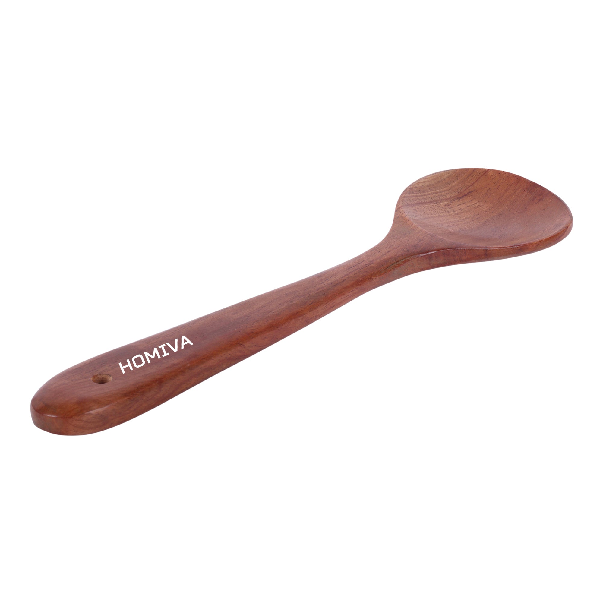 HOMIVA Premium Neem Wood Spatula for Cooking – Heat Resistant Wooden Turner for Nonstick Cookware, Kitchen Utensil for Stirring, Frying & Sauteing