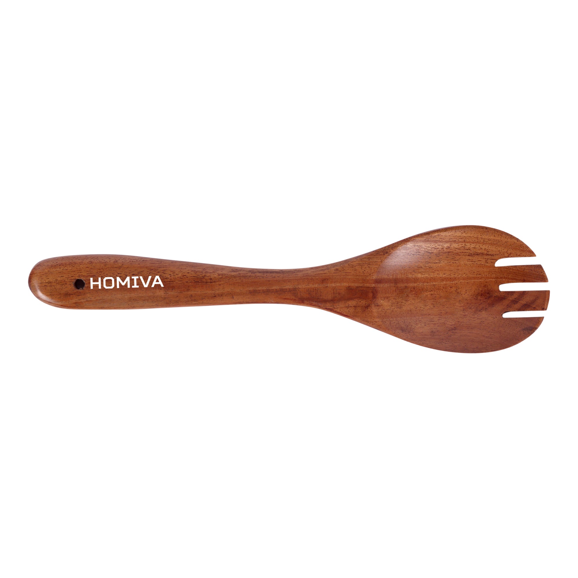 HOMIVA Neem Wood Salad Fork. Premium Large Size, Kitchen Tool – Perfect for Traditional Indian Dishes