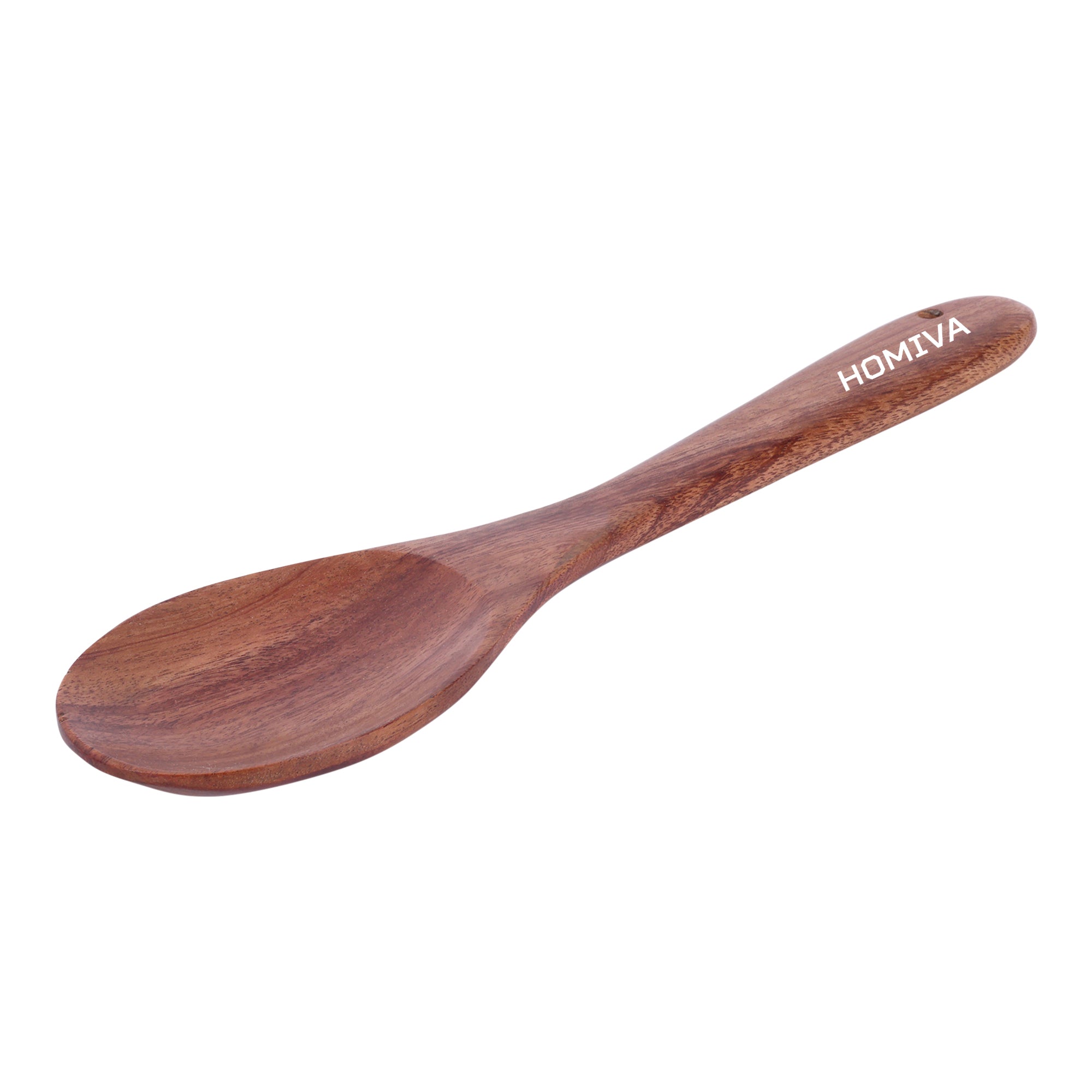 HOMIVA Wooden Neem Spoon, Kitchen Utensil for Cooking, Stirring & Serving -Natural Wooden Spoons , Healthy & Safe Kitchen Tools