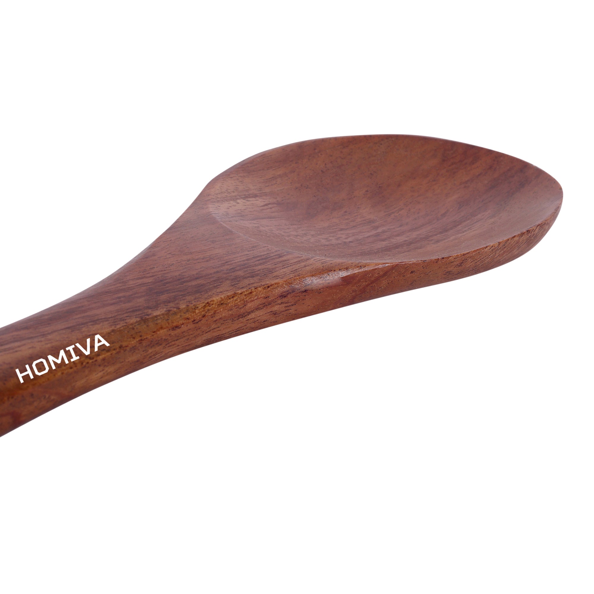 HOMIVA Wooden Neem Spoon, Kitchen Utensil for Cooking, Stirring & Serving -Natural Wooden Spoons , Healthy & Safe Kitchen Tools