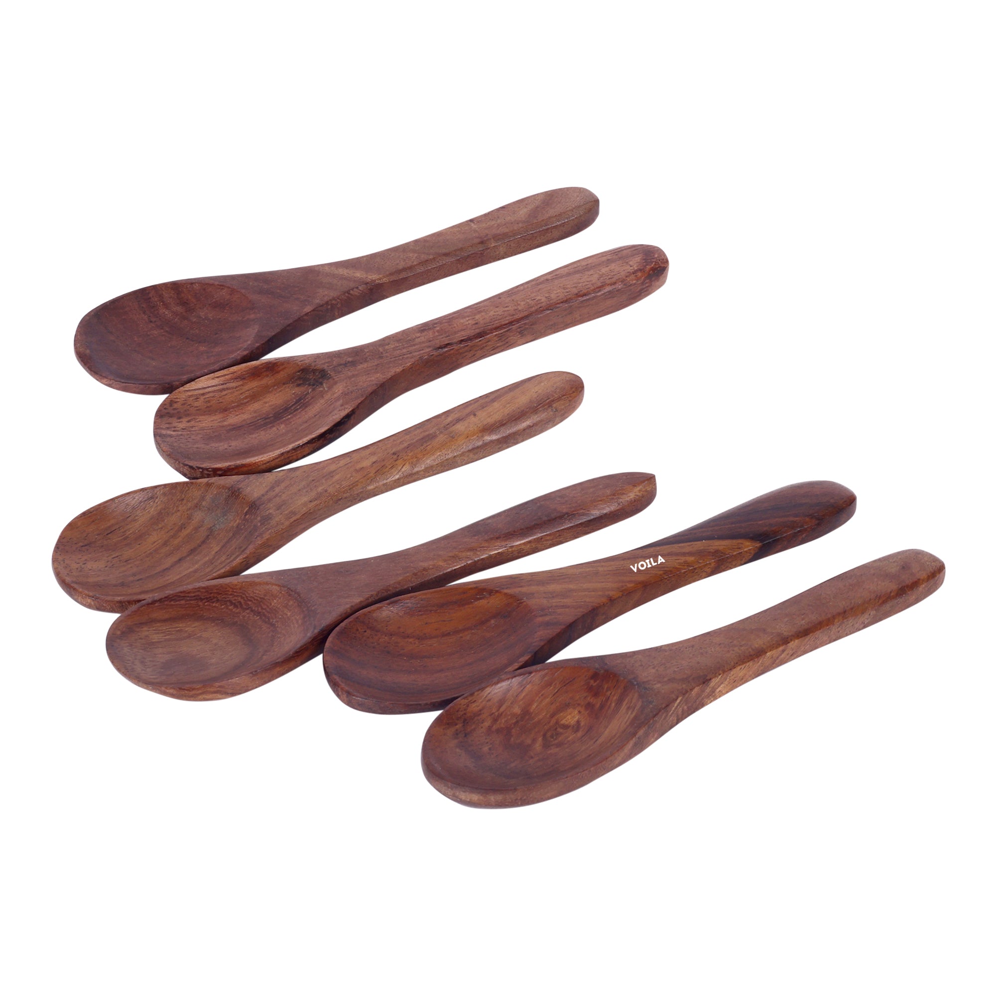 HOMIVA Wooden Neem Spoon, Non-Toxic Kitchen Utensil for Cooking, Natural, Anti-Bacterial Wooden Spoon