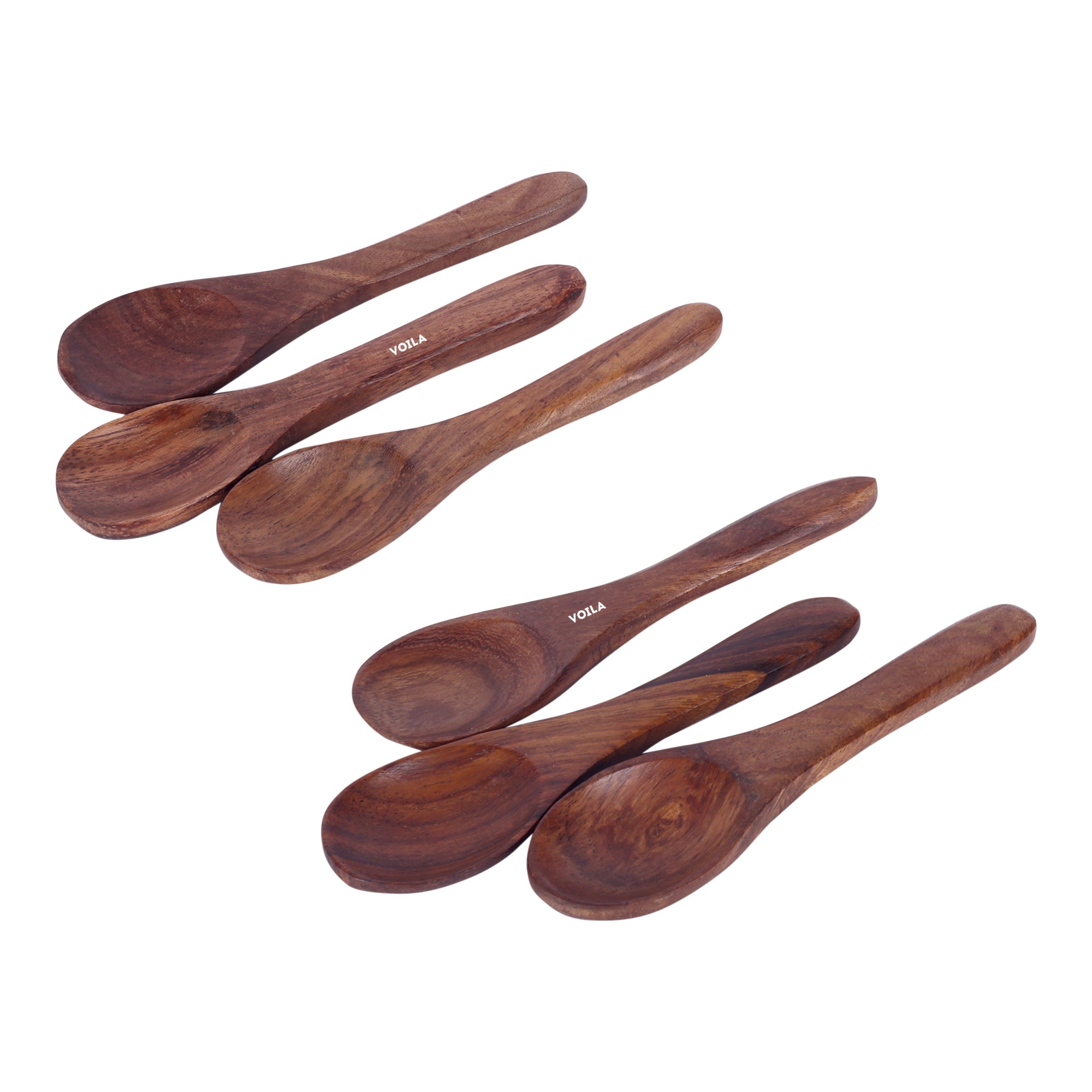 HOMIVA Wooden Neem Spoon, Non-Toxic Kitchen Utensil for Cooking, Natural, Anti-Bacterial Wooden Spoon