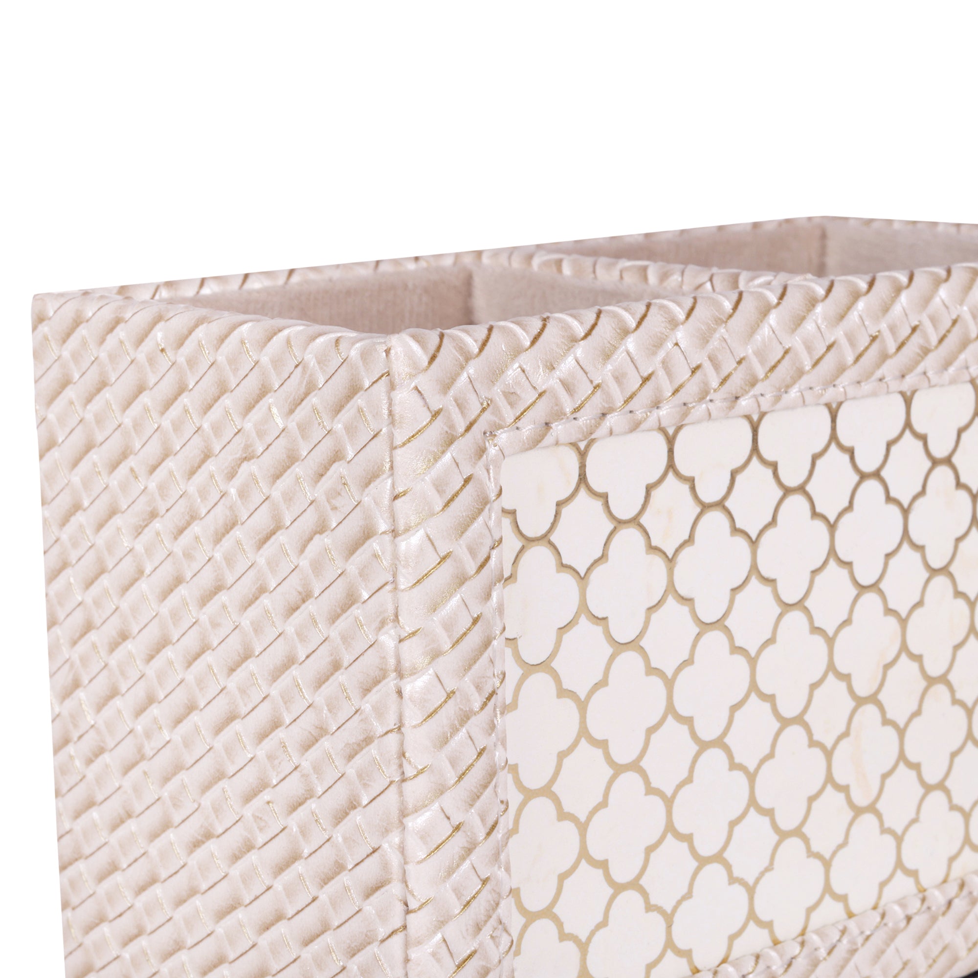 HOMIVA Luxury Leatherette Spoon Holder – Blush Beige Faux Leather Kitchen Essential with Dual Compartments