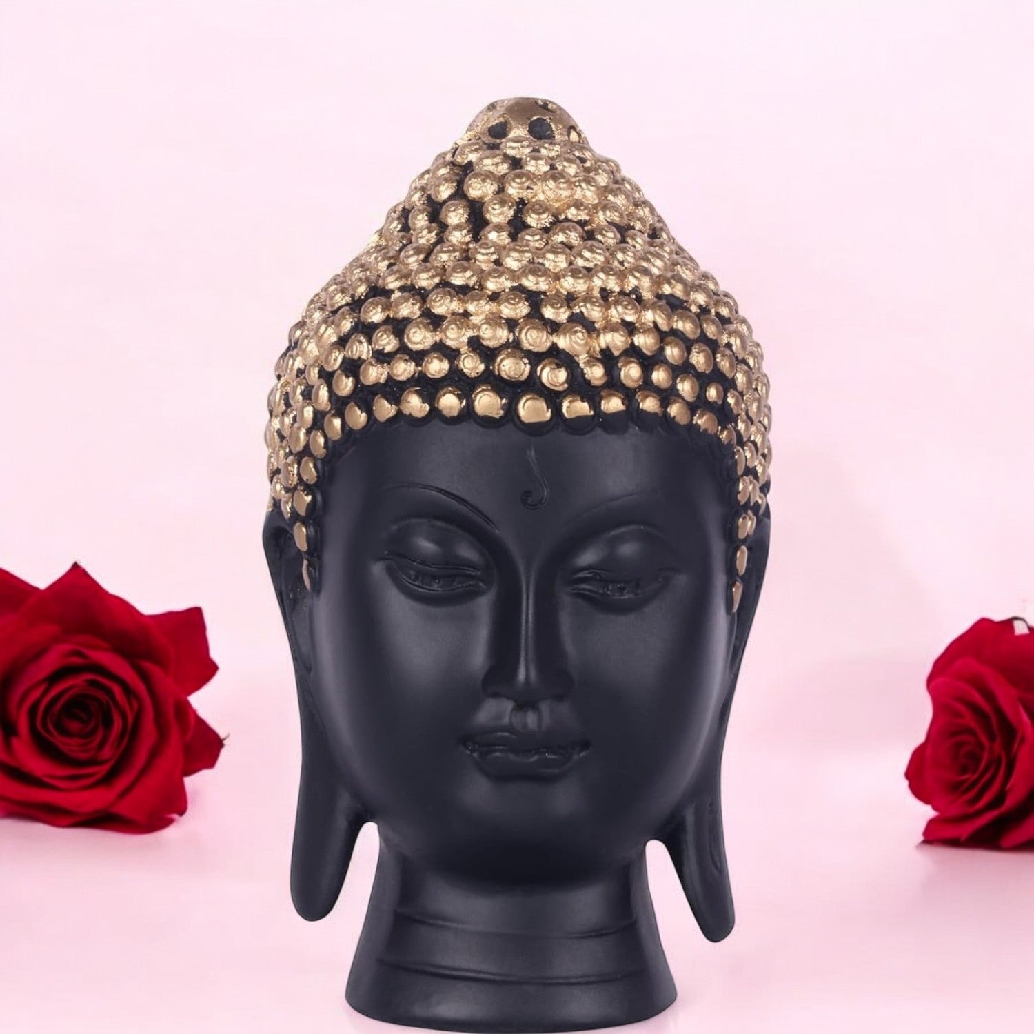 VOILA Lord Buddha Idol for Vehicle (Auto/Car/Bus/Truck) Dashboard, Mandir & Office Table