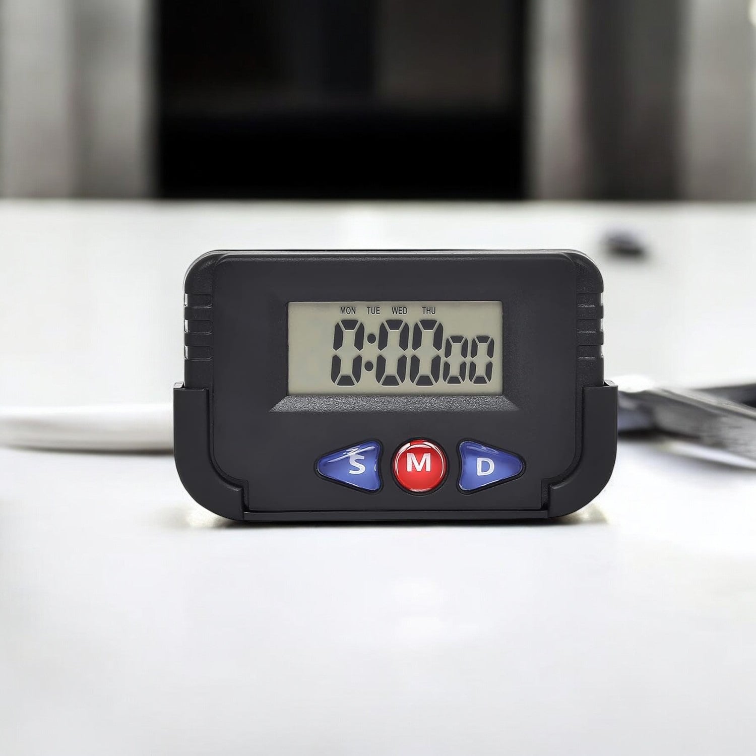 VOILA Digital Watch with Stopwatch Timer and Desk Alarm for Vehicle (Auto, Car, Bus, Truck) Dashboard