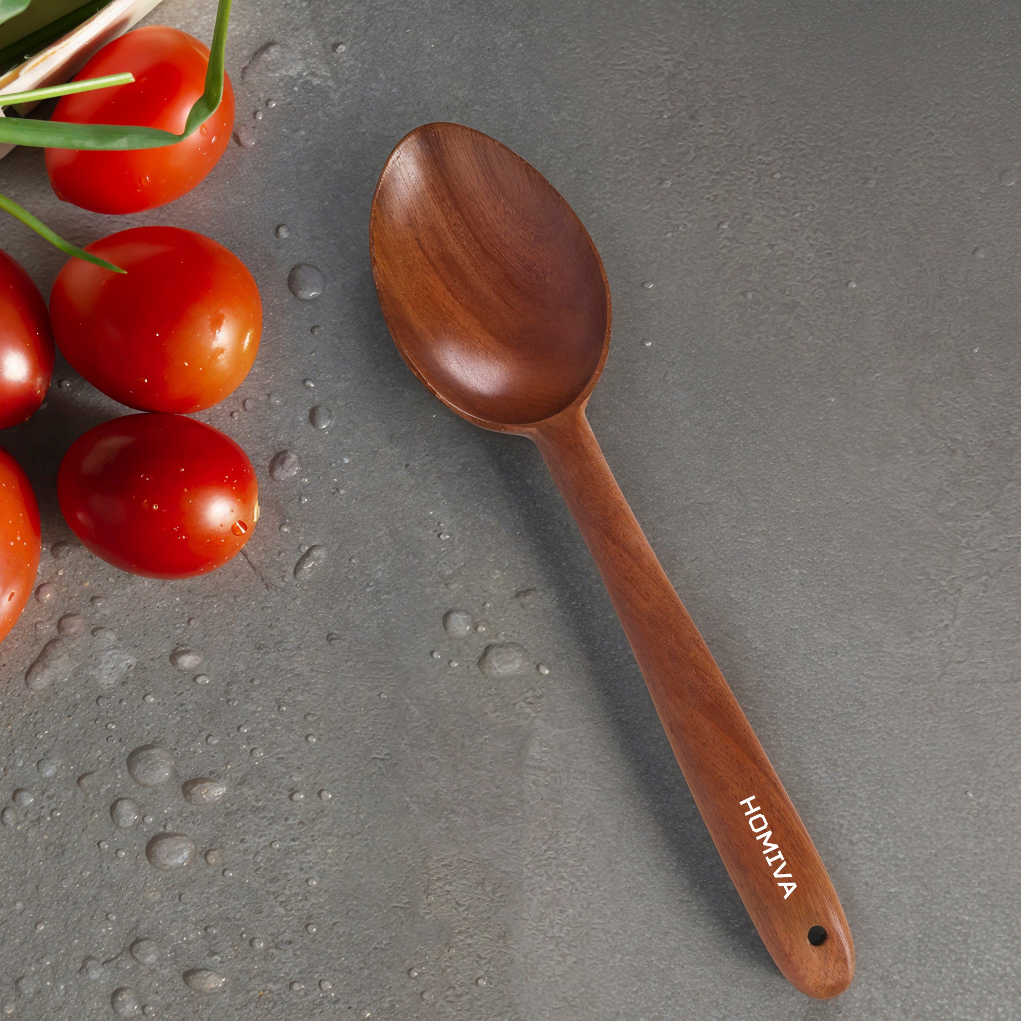 HOMIVA Neem Wood Spatula ,Naturally Antibacterial & Non-Stick Safe for a Sustainable Kitchen
