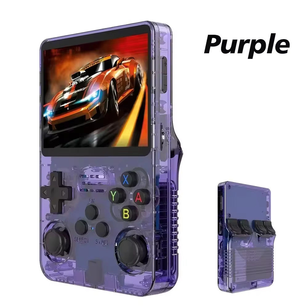 VOILA R36S Handheld Retro Gaming Console with 64GB Built-in Card - Supports 15000+ Games - with 3.5" IPS 640*480 Pixels.