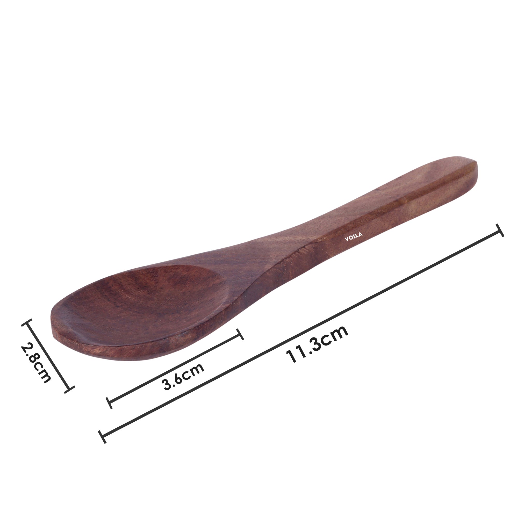 HOMIVA Wooden Neem Spoon, Non-Toxic Kitchen Utensil for Cooking, Natural, Anti-Bacterial Wooden Spoon