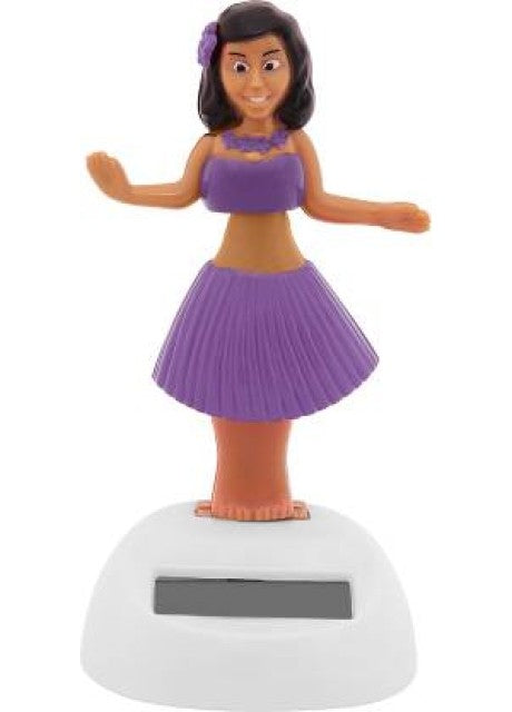 Solar Powered Dancing Hula Girl Swinging Bobble Doll Gift Car Home_Assorted Color