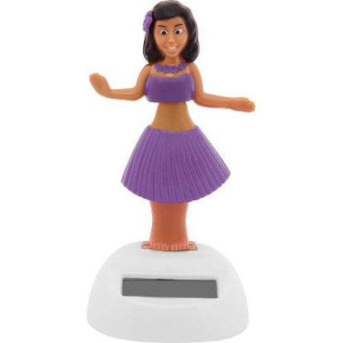 Solar Powered Dancing Hula Girl Swinging Bobble Doll Gift Car Home_Assorted Color