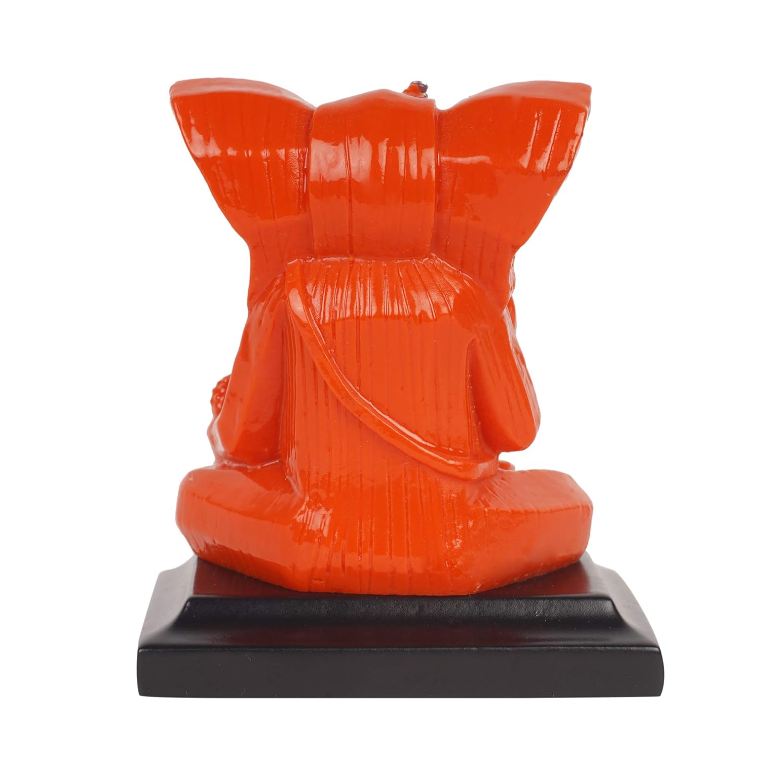 Lord Shree Ganesh Ji Orange Idol || God Statue for Car Dashboard, Mandir and Office table