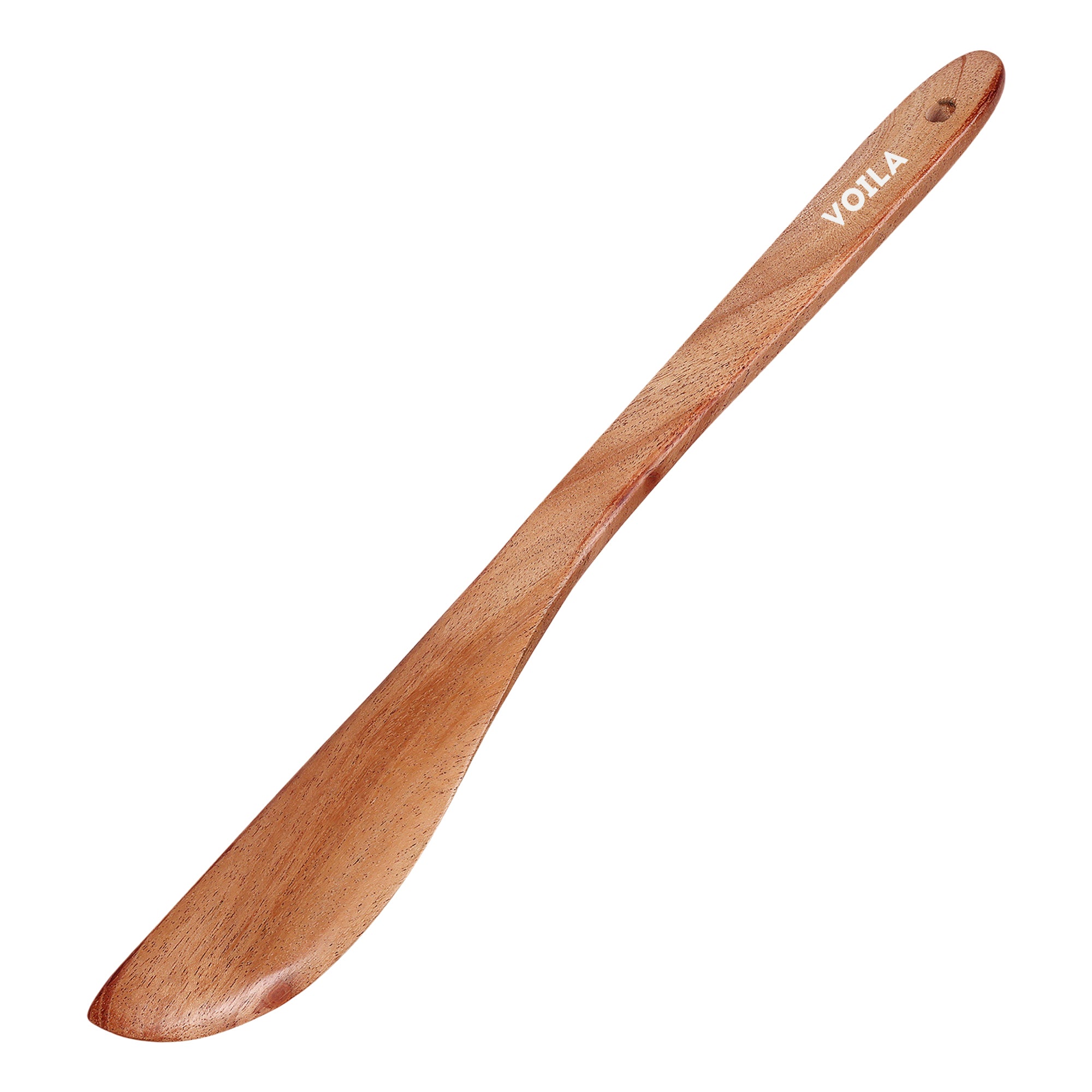 Neem Wooden Spatula for Cooking | Wooden Turner for Non-Stick & Cast Iron Cookware | Kitchen Utensil | Natural Wood Spreader for Roti, Dosa, Chapati & More