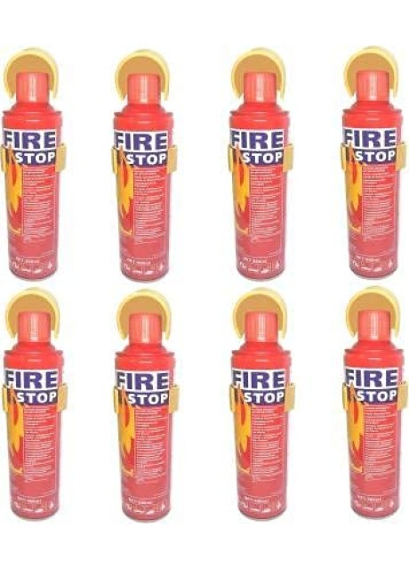 Aluminum 500 ml Fire Extinguisher Spray with Stand for Car and Home (Pack of 1)