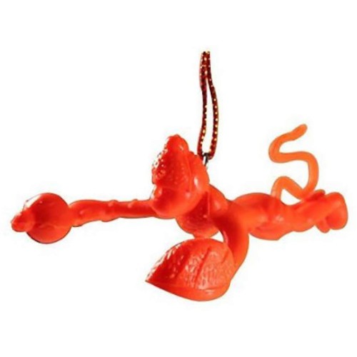 Orange Flying Lord Hanuman Idol || God Idol for Car Hanging, Home and Office Decor