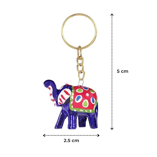 Rajasthani Handicraft Keychain || Beautiful and Vibrant Colors  (Set of 5)