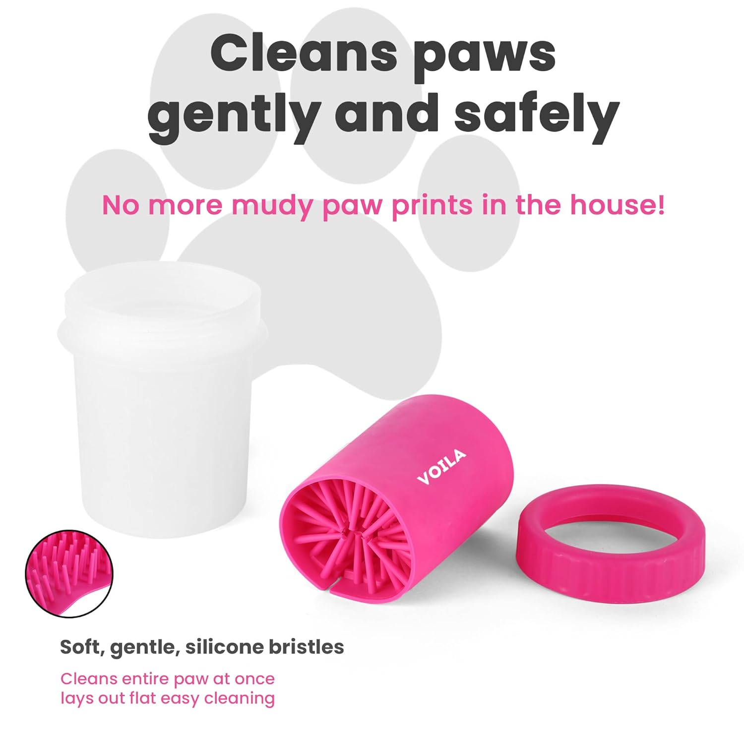 Dog Paw Cleaner Cup || Pet Paw Washer For Small, Medium and Large Breeds