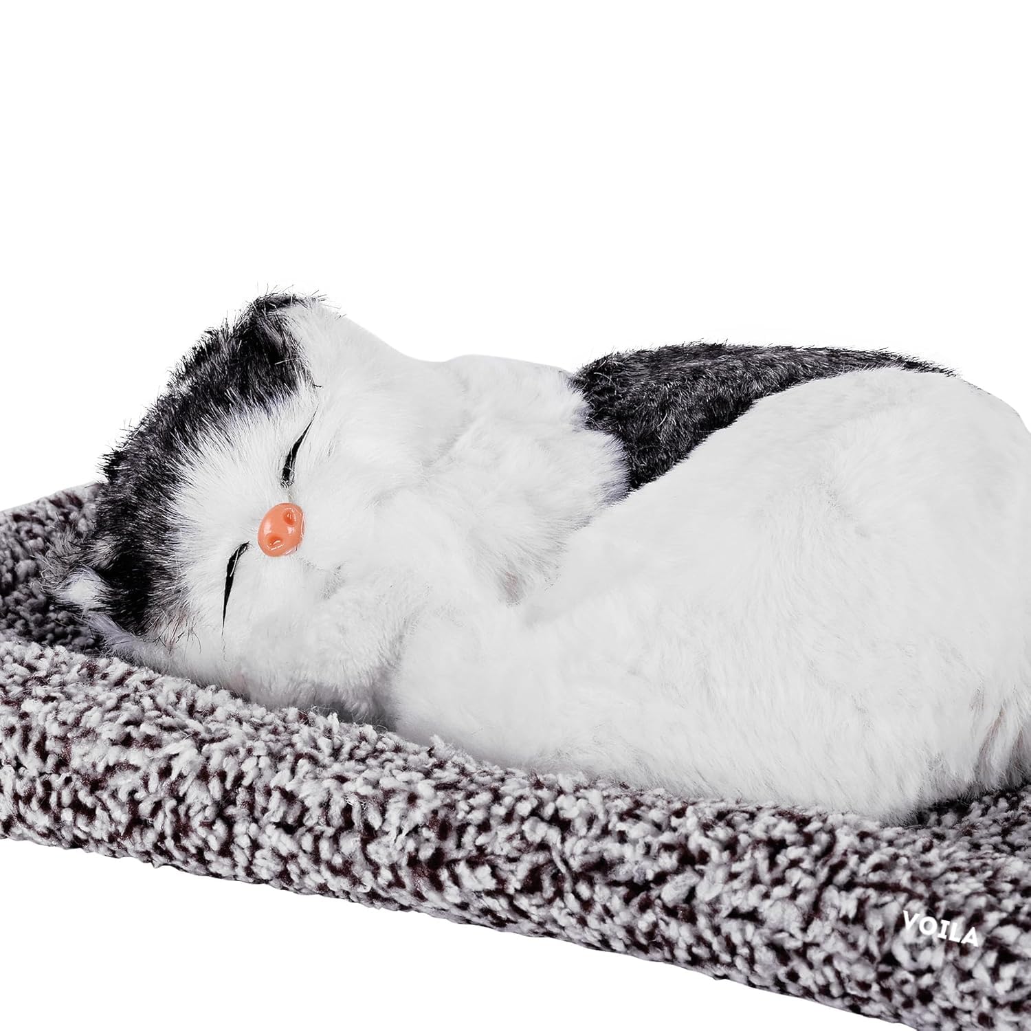 Sleeping Cat Plush Toy for Car Dashboard