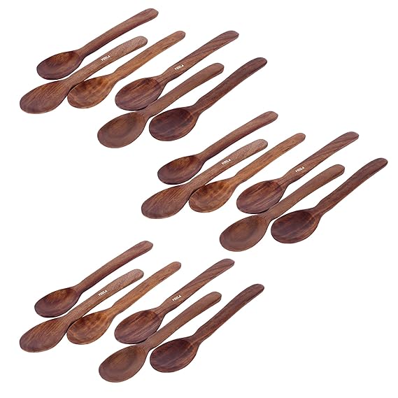 Neem Wooden Spoon Ideal for Salt, Spices, Sugar, Coffee, Tea, Herbs & More |