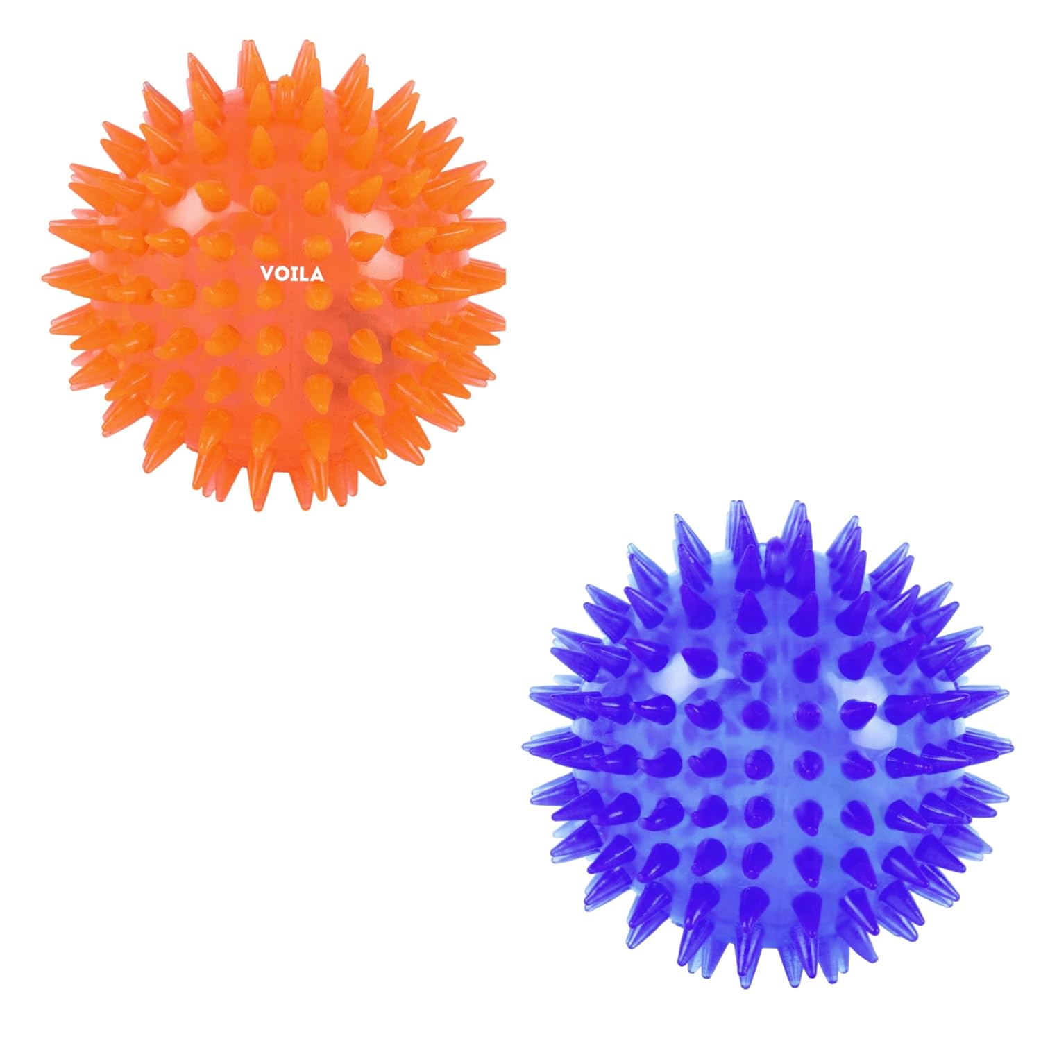 Spiky Dog Toy Rubber Ball Safe, Non-Toxic Chew, Ideal for Teething, Fetch, and Play Toy || For Small, Medium & Large Dog sizes