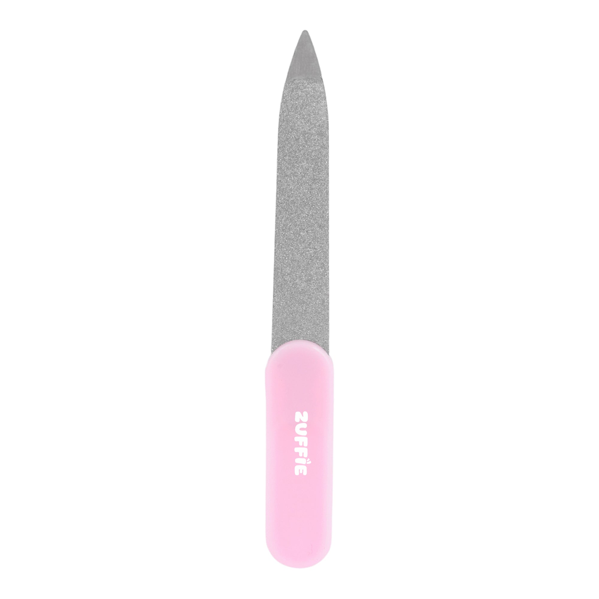 ZUFFIE Pet Nail Clipper & File for Dogs & Cats – Safe, Easy Grooming Tool Set - Pink and White