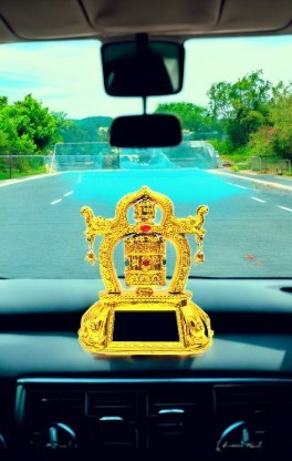 Rotating Tibetan Buddhist Solar Ring for Car Dashboard || Feng Shui item for Car