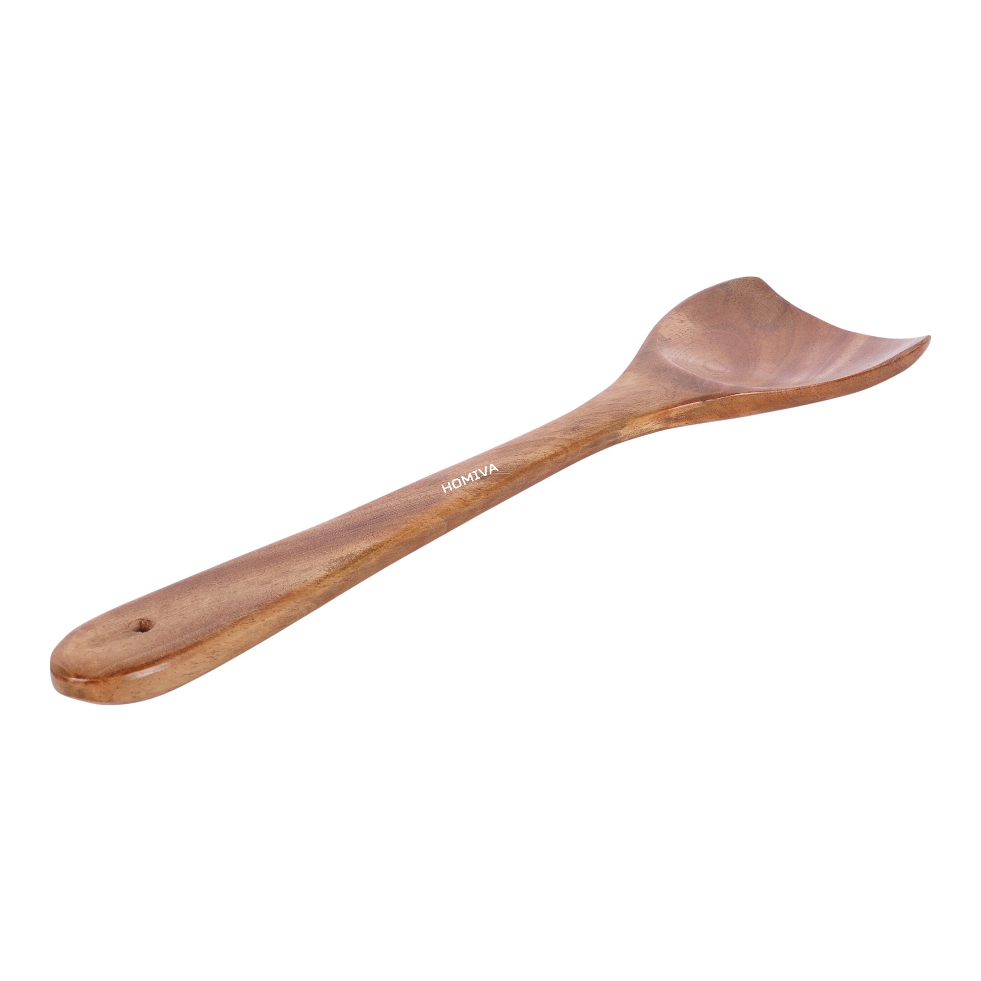 HOMIVA Neem Wood Salad Fork. Premium Large Size, Kitchen Tool – Perfect for Traditional Indian Dishes