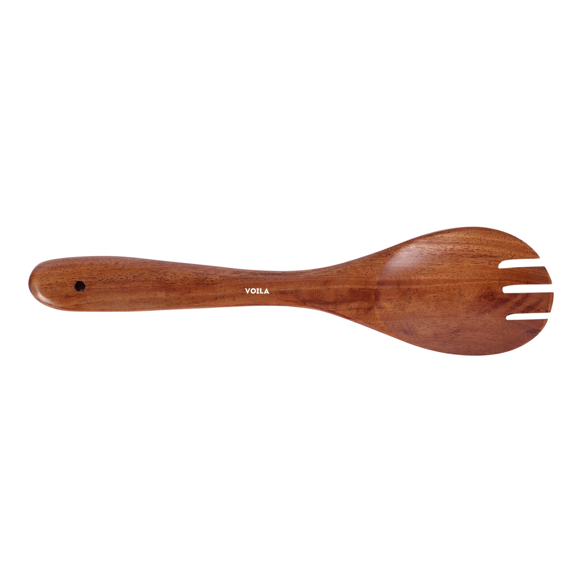 Neem Wood Salad Fork – Premium Large Size, Kitchen Tool – Perfect for Traditional Indian Dishes