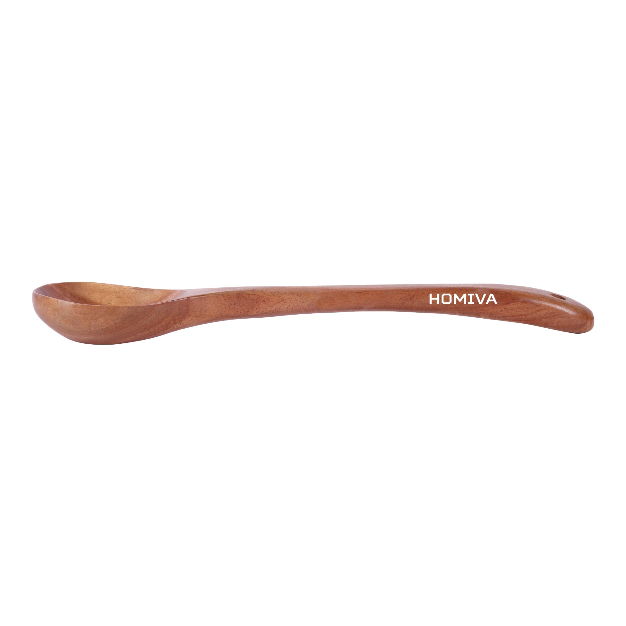 HOMIVA Premium Neem Wooden Cooking Spoon  Heat Resistant & Kitchen Utensil for Cooking, Baking & Stirring