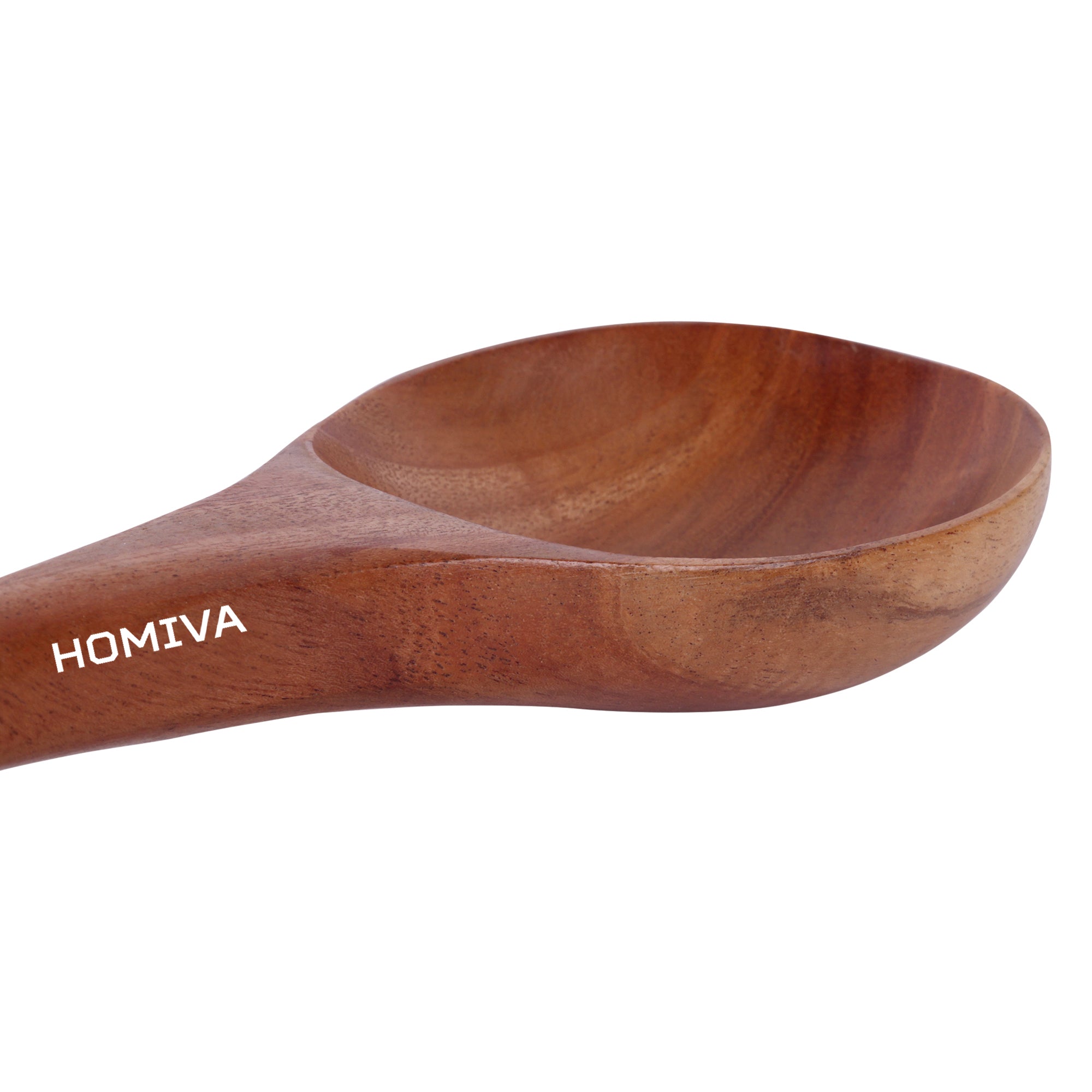 HOMIVA Premium Neem Wooden Cooking Spoon  Heat Resistant & Kitchen Utensil for Cooking, Baking & Stirring