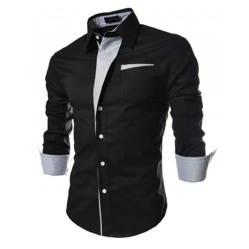 black party wear shirt