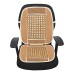 VOILA Wooden Car Seat Cover For Universal For Car Universal For Car , Beige Pack of 2