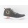 VOILA Men's Grey denim Sneakers high Ankle Shoes ( 6 7 8 9 10) (grey & white)