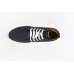 VOILA Men's Navy Blue denim Sneakers high Ankle Shoes ( 6 7 8 9 10) (Navy Blue & white)