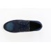 VOILA Men's Navy Blue denim low Ankle Sneakers Shoes ( 6 7 8 9 10) (Blue & white)