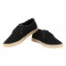VOILA Men's Black denim Printed low Ankle Sneakers Shoes ( 6 7 8 9 10) ( Black & Grey)