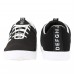 VOILA Men's Black Running Shoes ( 6 7 8 9 10) (Black & white)